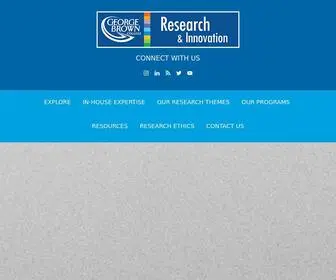 GBcresearch.ca(GBC Research & Innovation) Screenshot