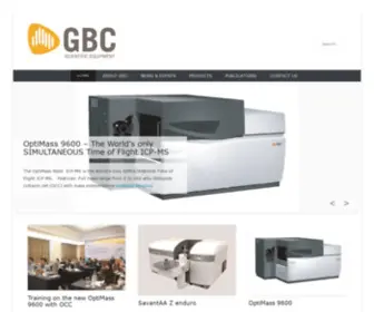 GBCsci.com(GBC Scientific Equipment) Screenshot