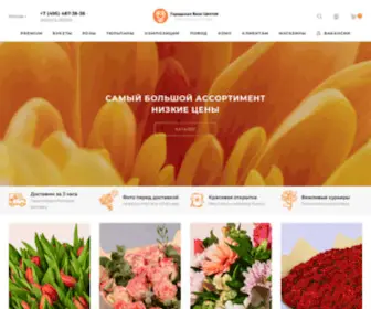 GBcvet.ru(Круглосуточная продажа букетов в Москве и Московской области) Screenshot