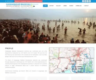 Gbdaonline.in(Gangasagar Bakkhali Development Authority) Screenshot