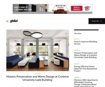 GBdmagazine.com(Green Building & Design (gb&d)) Screenshot