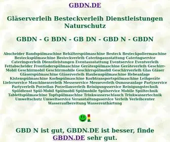 GBDN.de(Gläserverleih) Screenshot