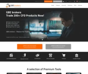 Gbebrokers.com(Online Forex and CFDs Trading Broker) Screenshot