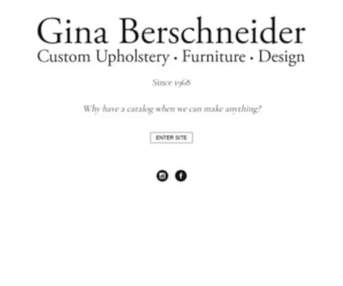 Gbfurniture.net(Gina Berschneider Furniture) Screenshot