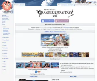 GBF.wiki(The Unofficial Granblue Fantasy English Wiki. Granblue Fantasy) Screenshot