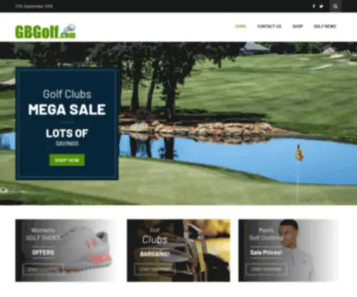 Gbgolf.com(Golf Equipment at Great Prices) Screenshot