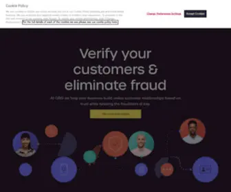 GBGPLC.com(Identity Verification and Fraud Prevention Solutions) Screenshot