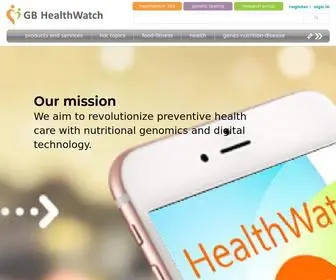 Gbhealthwatch.com(Genben Lifesciences dba GB HealthWatch) Screenshot
