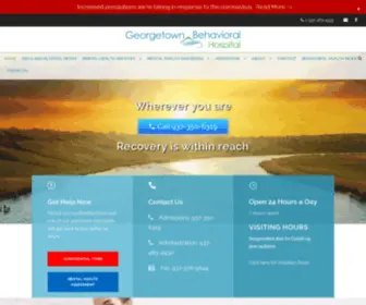 Gbhoh.com(Georgetown Behavioral Hospital of Ohio) Screenshot