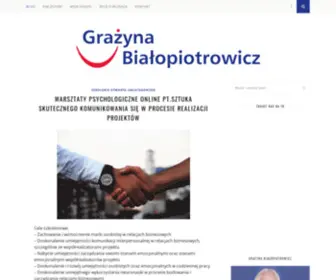 Gbialopiotrowicz.com.pl(Grażyna Białopiotrowicz) Screenshot