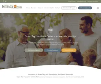 Gbic.com(Green Bay Insurance Center) Screenshot