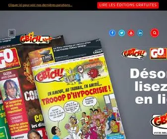 Gbich.net(Le site du journal de BD et d'humour qui frappe fort) Screenshot