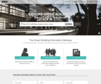 Gbig.org(Green Building Information Gateway) Screenshot