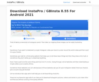 Gbinsta.com(GBInsta 9.60 For Android 2022) Screenshot