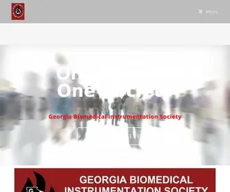 Gbisociety.org(Georgia Biomedical Instrumentation Society) Screenshot