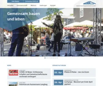GBL.ch(Gemeinnützige Baugenossenschaft Limmattal) Screenshot