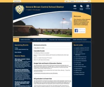 Gblions.org(General Brown Central School District) Screenshot