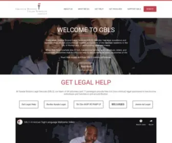GBLS.org(Greater Boston Legal Services) Screenshot