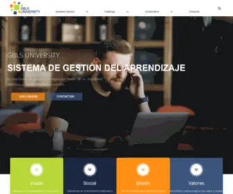 GBlsuniversity.com(Global Learning Management System S.A) Screenshot