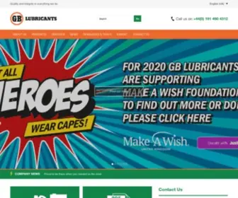 Gblubricants.co.uk(GB Lubricants) Screenshot