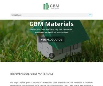 GBM.cl(Green Building Materials) Screenshot