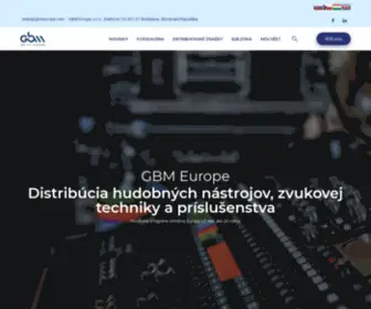 Gbmeurope.com(Úvod) Screenshot