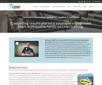 GBMP.org(Lean Manufacturing & Six Sigma Training & Education) Screenshot