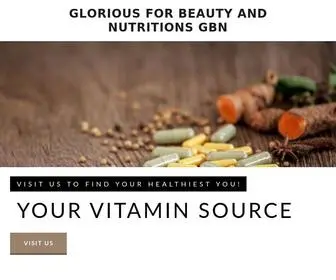 Gbnusa.com(Glorious for Beauty and nutritions GBN) Screenshot