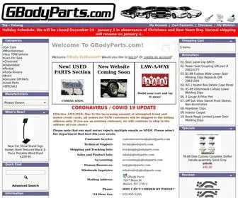 Gbodyparts.com(Online) Screenshot