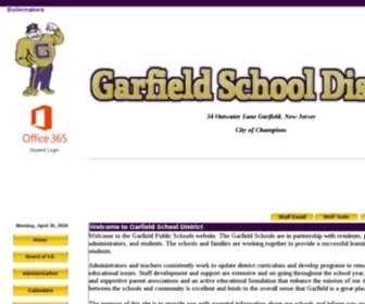 Gboe.org(Garfield School District) Screenshot