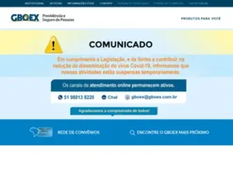 Gboex.com.br(Previdência e Seguro de Pessoas) Screenshot