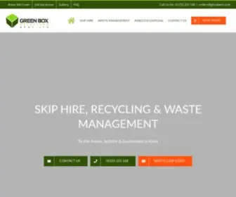 GboxKent.com(Green Box Recycling Kent Ltd) Screenshot