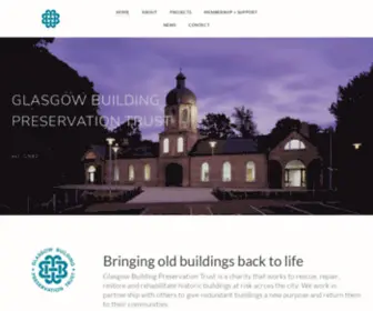 GBPT.org(Glasgow Building Preservation Trust) Screenshot