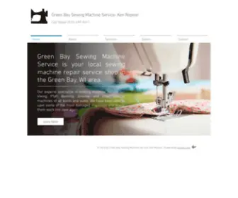 Gbsewingmachineservice.com(Green Bay Sewing Machine Service) Screenshot