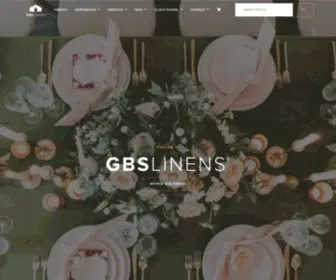 GBslinens.com(GBS Linens) Screenshot