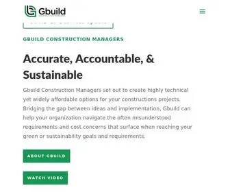 Gbuildcm.com(Sustainable Commercial Building and Design) Screenshot