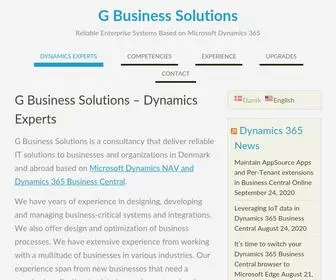 Gbusiness-Solutions.com(Dynamics Experts) Screenshot