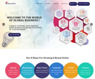 Gbusiness.co(Create Your Website Free) Screenshot