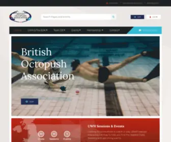 Gbuwh.co.uk(The British Octopush Association) Screenshot