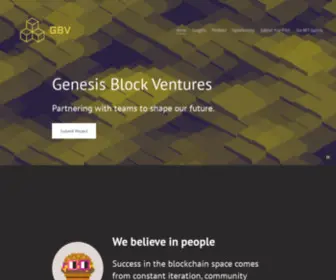 GBV.capital(Investing and building the future through blockchain technology) Screenshot