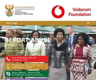 GBV.org.za(Home) Screenshot