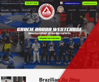 Gbwestchase.com(Gracie Barra Westchase) Screenshot