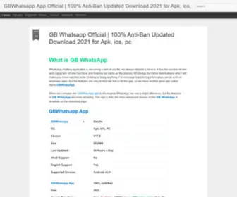 GBwhatsapp.app(GBwhatsapp) Screenshot