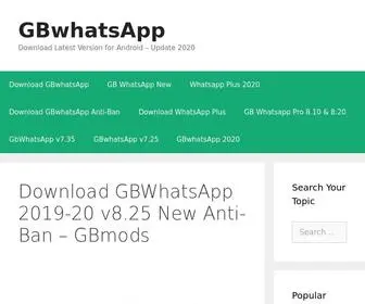 GBwhatsappr.com((GBWA) Download New GBmods GB WhatsApp Plus 2020 Apk Update) Screenshot