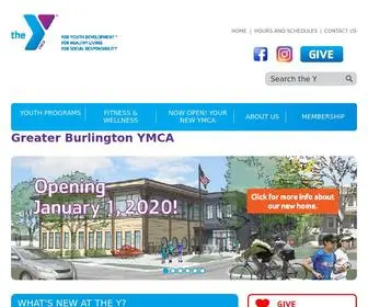 GBYmca.org(Greater Burlington YMCA) Screenshot