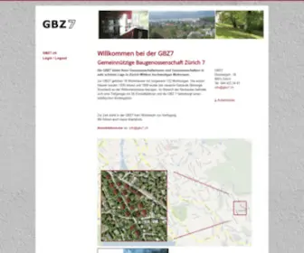 GBZ7.ch(Willkommen bei GBZ7) Screenshot