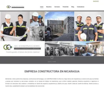 GC-Construcciones.net(Somos tu empresa de diseño y construcción en Nicaragua) Screenshot