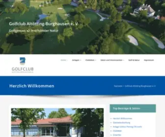 GC-Altoetting-Burghausen.de(Golfclub Altötting) Screenshot