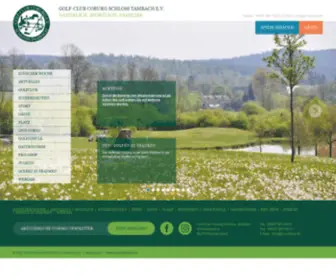 GC-Coburg.de(Golf-Club Coburg Schloss Tambach e.V) Screenshot