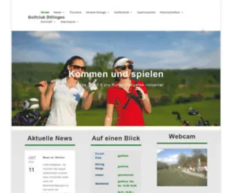 GC-Dillingen.de(Golfclub Dillingen) Screenshot